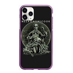 Чехол iPhone 11 Pro матовый Cthulhu, цвет: 3D-фиолетовый