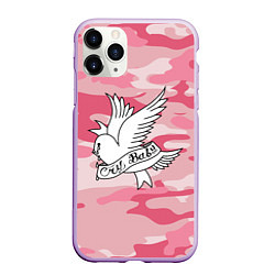 Чехол iPhone 11 Pro матовый LIL PEEP CRY BABY, цвет: 3D-сиреневый