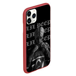 Чехол iPhone 11 Pro матовый LiL PEEP, цвет: 3D-красный — фото 2