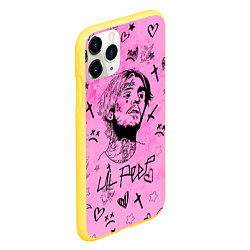 Чехол iPhone 11 Pro матовый LIL PEEP, цвет: 3D-желтый — фото 2