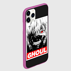 Чехол iPhone 11 Pro матовый Tokyo Ghoul, цвет: 3D-фиолетовый — фото 2
