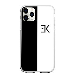 Чехол iPhone 11 Pro матовый ЕГОР КРИД, цвет: 3D-белый