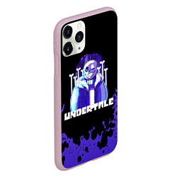 Чехол iPhone 11 Pro матовый UNDERTALE, цвет: 3D-розовый — фото 2