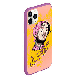 Чехол iPhone 11 Pro матовый Lil Peep, цвет: 3D-фиолетовый — фото 2