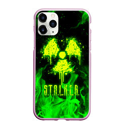 Чехол iPhone 11 Pro матовый STALKER 2, цвет: 3D-розовый