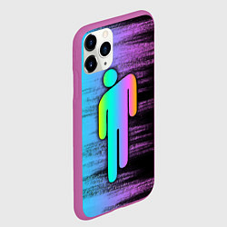 Чехол iPhone 11 Pro матовый BILLIE EILISH, цвет: 3D-фиолетовый — фото 2