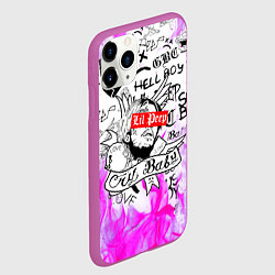 Чехол iPhone 11 Pro матовый LIL PEEP, цвет: 3D-фиолетовый — фото 2