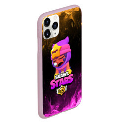 Чехол iPhone 11 Pro матовый Brawl Stars Sandy, цвет: 3D-розовый — фото 2