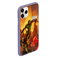 Чехол iPhone 11 Pro матовый DOOM, цвет: 3D-серый — фото 2