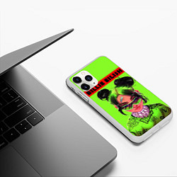 Чехол iPhone 11 Pro матовый Billie Eilish, цвет: 3D-белый — фото 2