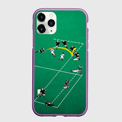 Чехол iPhone 11 Pro матовый Игра в регби