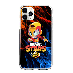 Чехол iPhone 11 Pro матовый BRAWL STARS MAX, цвет: 3D-белый