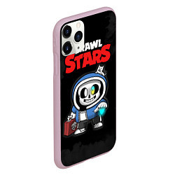 Чехол iPhone 11 Pro матовый BRAWL STARS MRP SANS, цвет: 3D-розовый — фото 2