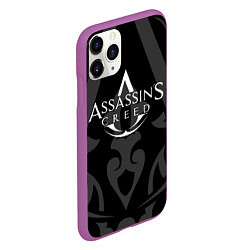 Чехол iPhone 11 Pro матовый Assassin’s Creed, цвет: 3D-фиолетовый — фото 2