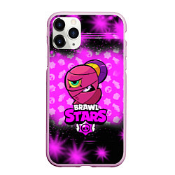 Чехол iPhone 11 Pro матовый BRAWL STARS NITA, цвет: 3D-розовый