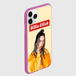 Чехол iPhone 11 Pro матовый BILLIE EILISH, цвет: 3D-фиолетовый — фото 2