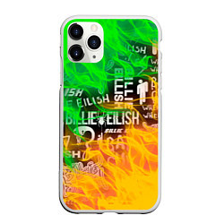 Чехол iPhone 11 Pro матовый BILLIE EILISH, цвет: 3D-белый