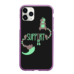 Чехол iPhone 11 Pro матовый Support