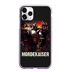 Чехол iPhone 11 Pro матовый Mordekaiser, цвет: 3D-сиреневый