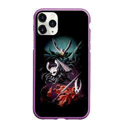 Чехол iPhone 11 Pro матовый Hollow Knight, цвет: 3D-фиолетовый