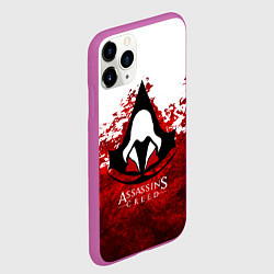 Чехол iPhone 11 Pro матовый Assasin's creed, цвет: 3D-фиолетовый — фото 2