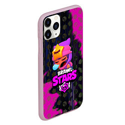 Чехол iPhone 11 Pro матовый BRAWL STARS SANDY, цвет: 3D-розовый — фото 2