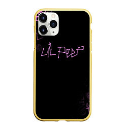 Чехол iPhone 11 Pro матовый LIL PEEP, цвет: 3D-желтый