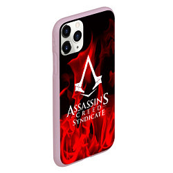 Чехол iPhone 11 Pro матовый Assassin’s Creed: Syndicate, цвет: 3D-розовый — фото 2