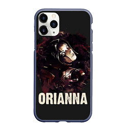 Чехол iPhone 11 Pro матовый Orianna, цвет: 3D-серый