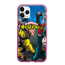 Чехол iPhone 11 Pro матовый My Hero Academia все герои