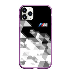 Чехол iPhone 11 Pro матовый BMW, цвет: 3D-фиолетовый