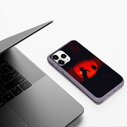 Чехол iPhone 11 Pro матовый ВЕДЬМАК, цвет: 3D-серый — фото 2