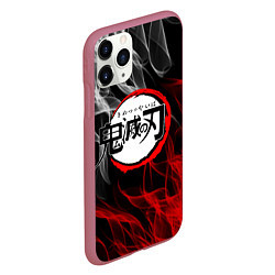 Чехол iPhone 11 Pro матовый KIMETSU NO YAIBA, цвет: 3D-малиновый — фото 2