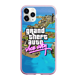 Чехол iPhone 11 Pro матовый GRAND THEFT AUTO:VICE CITY