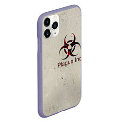 Чехол iPhone 11 Pro матовый Plague Inc, цвет: 3D-серый — фото 2