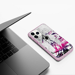 Чехол iPhone 11 Pro матовый Three Days Grace, цвет: 3D-розовый — фото 2