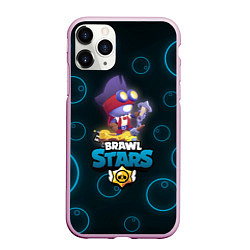 Чехол iPhone 11 Pro матовый Brawl Stars Captain Carl, цвет: 3D-розовый