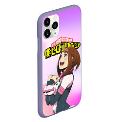 Чехол iPhone 11 Pro матовый MY HERO ACADEMIA, цвет: 3D-серый — фото 2