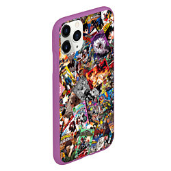 Чехол iPhone 11 Pro матовый Academia stikerbombing, цвет: 3D-фиолетовый — фото 2