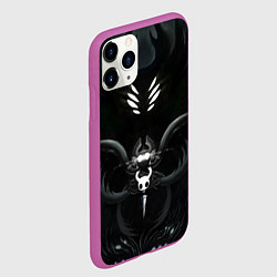 Чехол iPhone 11 Pro матовый Hollow Knight, цвет: 3D-фиолетовый — фото 2