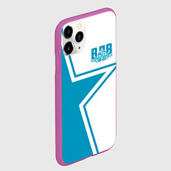 Чехол iPhone 11 Pro матовый ВДВ, цвет: 3D-фиолетовый — фото 2