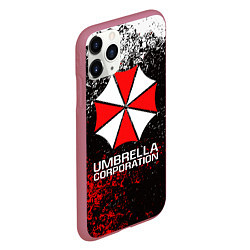 Чехол iPhone 11 Pro матовый UMBRELLA CORP, цвет: 3D-малиновый — фото 2