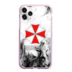 Чехол iPhone 11 Pro матовый UMBRELLA CORP, цвет: 3D-розовый