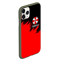 Чехол iPhone 11 Pro матовый UMBRELLA CORP, цвет: 3D-темно-зеленый — фото 2