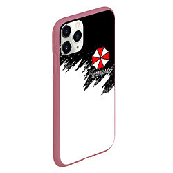 Чехол iPhone 11 Pro матовый UMBRELLA CORP, цвет: 3D-малиновый — фото 2