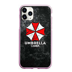 Чехол iPhone 11 Pro матовый UMBRELLA CORP, цвет: 3D-розовый