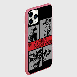 Чехол iPhone 11 Pro матовый Cowboy Bebop anime, цвет: 3D-малиновый — фото 2