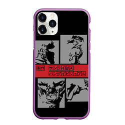 Чехол iPhone 11 Pro матовый Cowboy Bebop anime