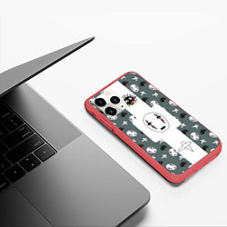 Чехол iPhone 11 Pro матовый Аниме Унесенные призраками, цвет: 3D-красный — фото 2