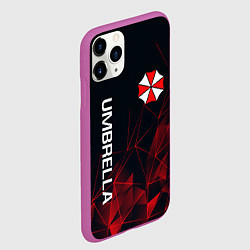 Чехол iPhone 11 Pro матовый UMBRELLA CORP, цвет: 3D-фиолетовый — фото 2